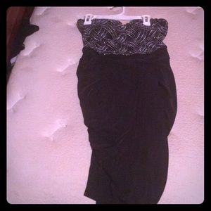 Black and sparky dress